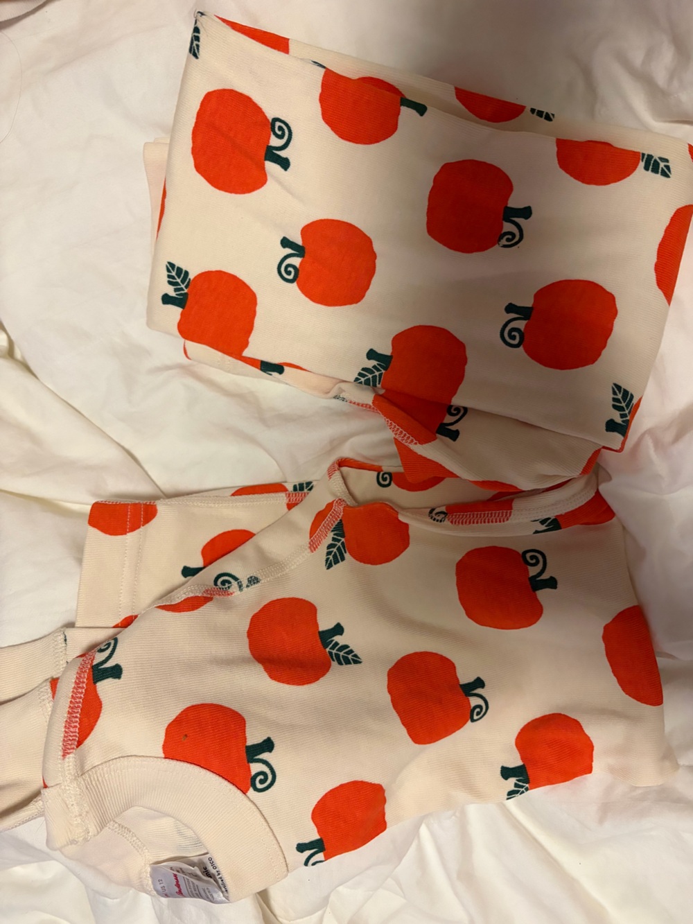 Hanna Andersson pumpkin pajamas
